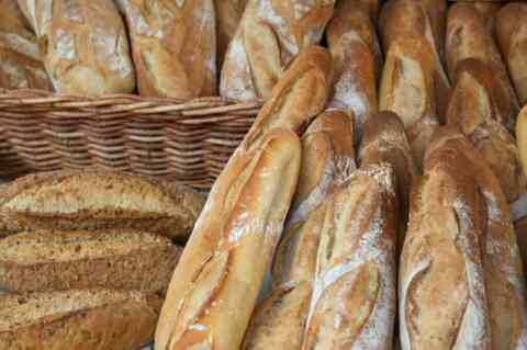 Baguettes at the market lo res