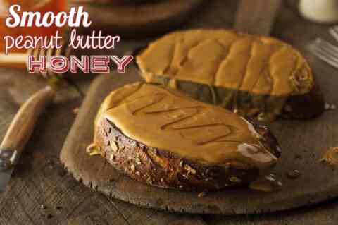 Smooth peanut butter with honey