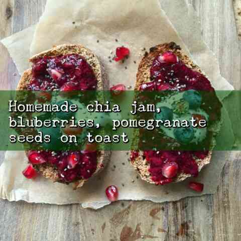 Lucy Lentil SWAG chiajam blueberries