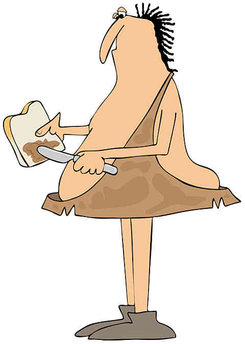 Caveman making a sandwich 604918412 865x1218