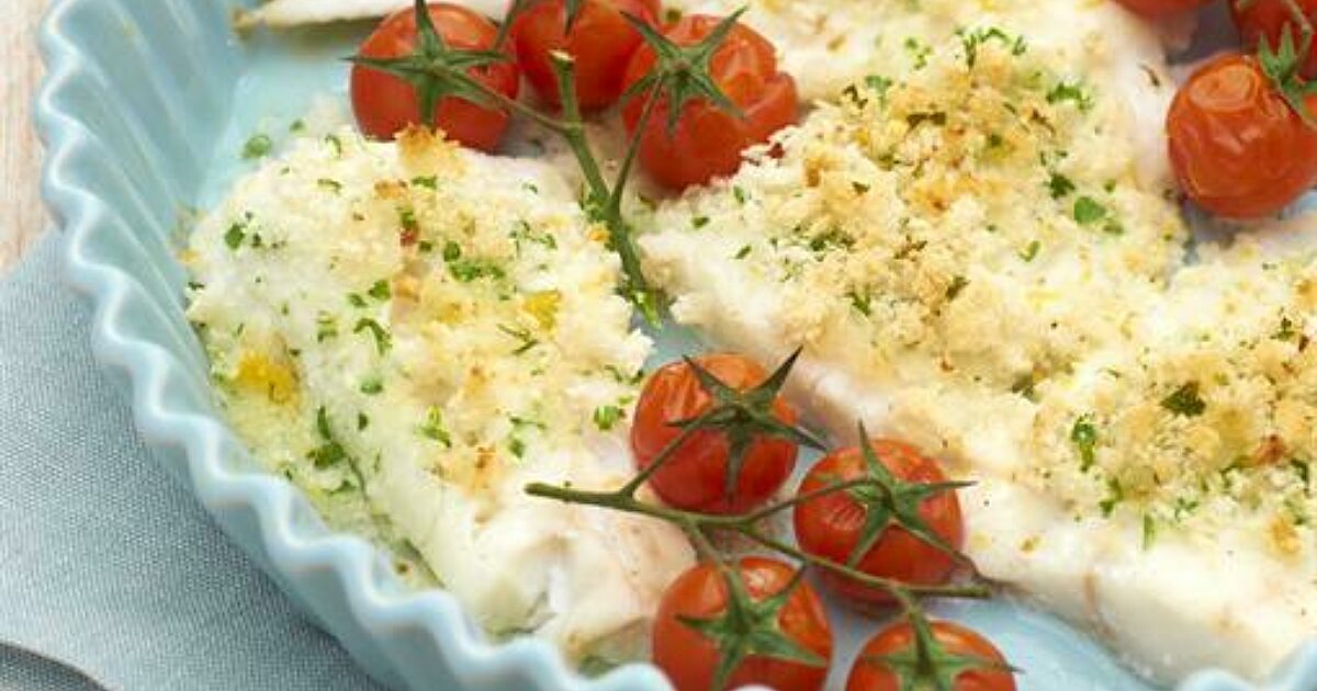 FabFlour | Baked haddock with lemon herb crumb recipe