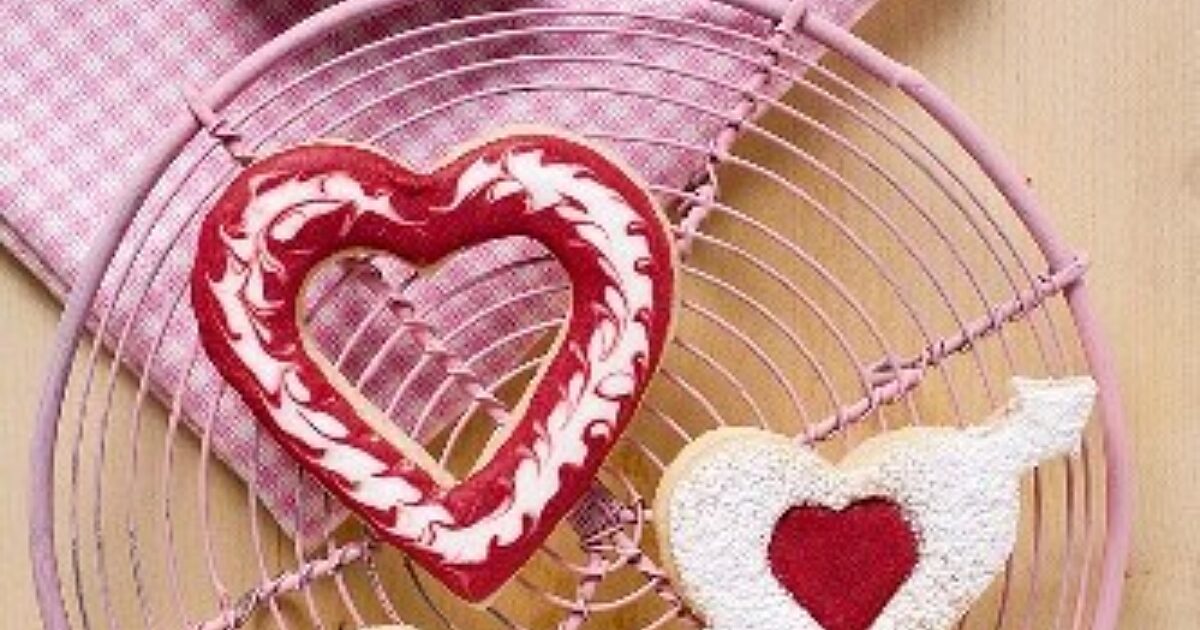 FabFlour | Heart shaped cookies recipe
