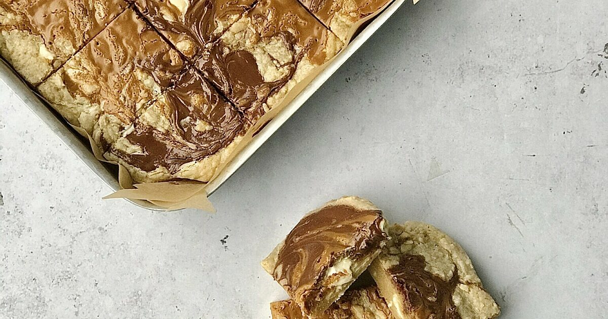FabFlour | Biscoff & Nutella blondies recipe