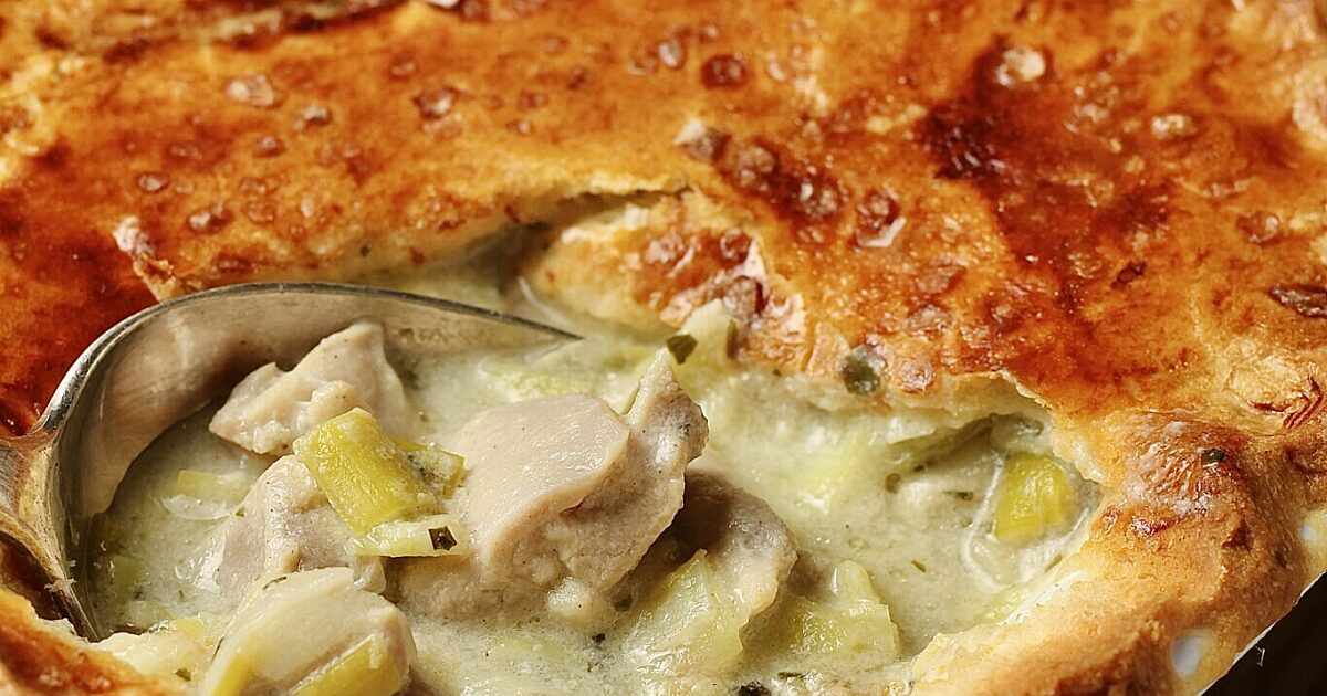 FabFlour | Chicken & leek pie recipe