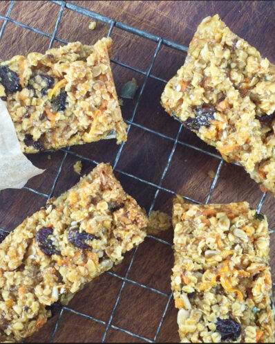 Carrot energy bars