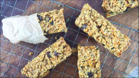 Carrot energy bars