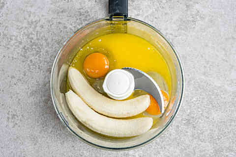Fab banana cake step 1
