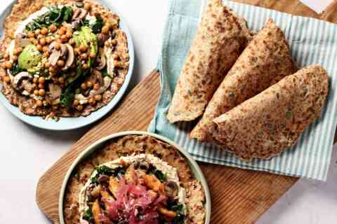 High fibre flatbreads 6