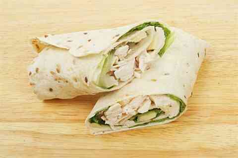 Caesar chicken wrap