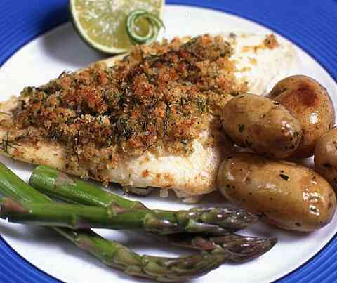 Plaice with dill