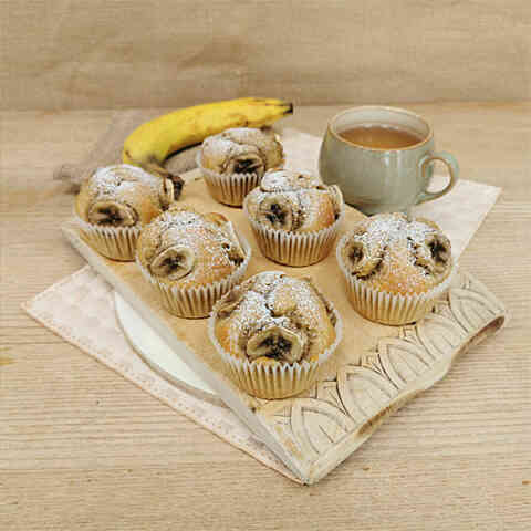 Doves Banana Cupcake Muffins2020