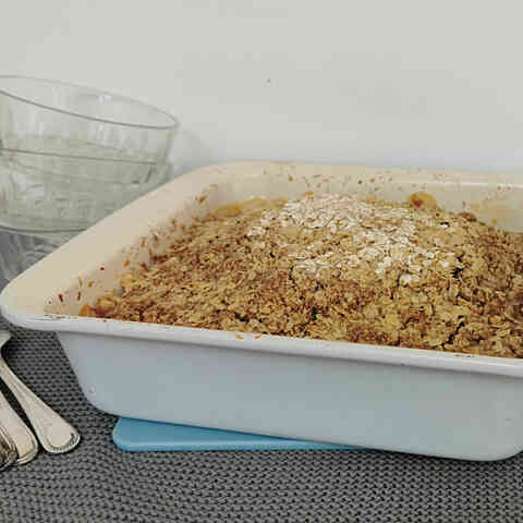 Doves Rhubarb Crumble