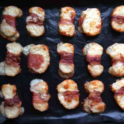 Italian rarebit cooked