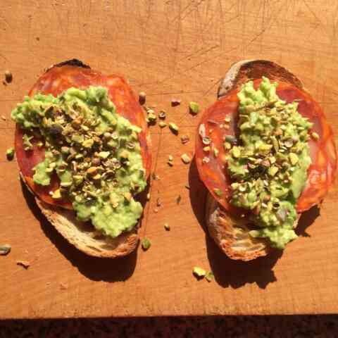 Dukkah on toast