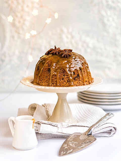Date ginger steamed pudding 3