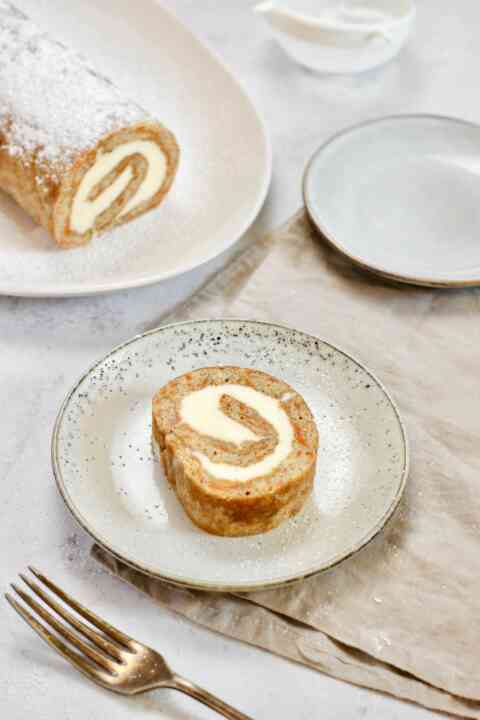 Carrot Cake Swiss Roll 2